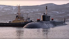 Атомный подводный крейсер стратегического назначения Александр Невский. Архивное фото Атомный подводный крейсер стратегического назначения Александр Невский. Архивное фото