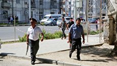 Полиция на улицах Душанбе. Архивное фото Полиция на улицах Душанбе. Архивное фото