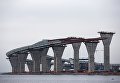 Строительство двухъярусного моста Западного скоростного диаметра в Санкт-Петербурге Строительство двухъярусного моста Западного скоростного диаметра в Санкт-Петербурге