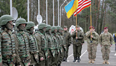 Украинско-американские командно-штабные учения. Архивное фото Украинско-американские командно-штабные учения. Архивное фото