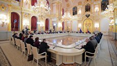 Заседание Совета по развитию гражданского общества и правам человека. Архивное фото Заседание Совета по развитию гражданского общества и правам человека. Архивное фото
