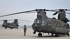 Вертолет Chinook ВВС США Вертолет Chinook ВВС США