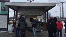 Ситуация у метро Коломенская, где раздался хлопок. 22 декабря 2016 Ситуация у метро Коломенская, где раздался хлопок. 22 декабря 2016