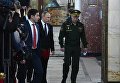 Президент РФ Владимир Путин на церемонии прощания с российским послом в Турции Андреем Карловым Президент РФ Владимир Путин на церемонии прощания с российским послом в Турции Андреем Карловым