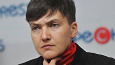 Пресс-конференция Надежды Савченко. Архивное фото Пресс-конференция Надежды Савченко. Архивное фото