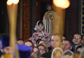 Рождественское богослужение в храме Христа Спасителя Рождественское богослужение в храме Христа Спасителя