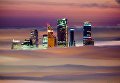 Вид с Останкинской телебашни на Москву-сити Вид с Останкинской телебашни на Москву-сити