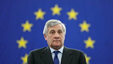 Избранный председатель Европарламента итальянец Антонио Таяни. 17 января 2017 года Избранный председатель Европарламента итальянец Антонио Таяни. 17 января 2017 года