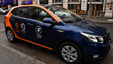 Автомобиль сервиса московского каршеринга Belka Car. Архивное фото Автомобиль сервиса московского каршеринга Belka Car. Архивное фото