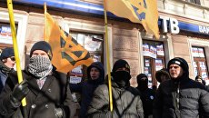 Активисты политической партии Национальный Корпус. Архивное фото Активисты политической партии Национальный Корпус. Архивное фото
