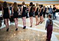 Участницы открытого кастинга национального конкурса Мисс Россия в торговом центре Афимолл Сити в Москве Участницы открытого кастинга национального конкурса Мисс Россия в торговом центре Афимолл Сити в Москве