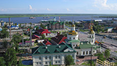 Город Ханты-Мансийск. Архивное фото Город Ханты-Мансийск. Архивное фото