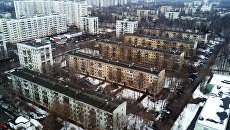 Пятиэтажные дома в Москве. Архивное фото Пятиэтажные дома в Москве. Архивное фото