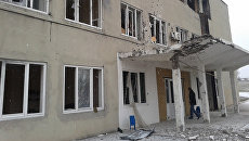 Административно-бытовой корпус Донецкой фильтровальной станции. Архивное фото Административно-бытовой корпус Донецкой фильтровальной станции. Архивное фото