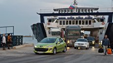 Керченская паромная переправа. Архивное фото Керченская паромная переправа. Архивное фото