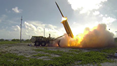 Запуск ракеты американского противоракетного комплекса системы THAAD. Архивное фото Запуск ракеты американского противоракетного комплекса системы THAAD. Архивное фото