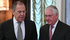 Министр иностранных дер РФ Сергей Лавров и Государственный секретарь США Рекс Тиллерсон. Архивное фото Министр иностранных дер РФ Сергей Лавров и Государственный секретарь США Рекс Тиллерсон. Архивное фото