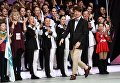 Дизайнер Валентин Юдашкин во время всероссийских соревнований по акробатическому рок-н-роллу Rock’n’Roll &CO. в Москве Дизайнер Валентин Юдашкин во время всероссийских соревнований по акробатическому рок-н-роллу Rock’n’Roll &CO. в Москве