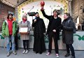 Сотрудники Международного информационного агентства Россия сегодня, занявшие первое место, на арт-фестивале для журналистов МедиаПасха в Москве Сотрудники Международного информационного агентства Россия сегодня, занявшие первое место, на арт-фестивале для журналистов МедиаПасха в Москве