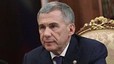 Президент Республики Татарстан Рустам Минниханов. Архивное фото Президент Республики Татарстан Рустам Минниханов. Архивное фото