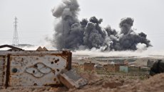 Удары Военно-космических сил России по позициям ИГ* у Дейр-эз-Зора. Архивное фото Удары Военно-космических сил России по позициям ИГ* у Дейр-эз-Зора. Архивное фото