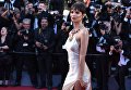 Модель Эмили Ратаковски на красной дорожке церемонии открытия 70-го Каннского международного кинофестиваля Модель Эмили Ратаковски на красной дорожке церемонии открытия 70-го Каннского международного кинофестиваля
