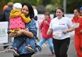 Участники благотворительного зеленого марафона Бегущие сердца Участники благотворительного зеленого марафона Бегущие сердца