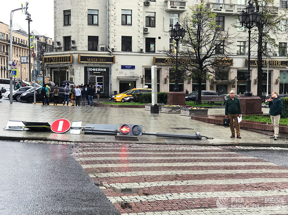 Ураган 2017 в москве фото