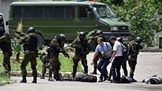 Во время международных учений Душанбе-Антитеррор-2017. Архивное фото Во время международных учений Душанбе-Антитеррор-2017. Архивное фото