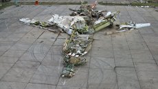 Обломки польского правительственного самолета Ту-154. Архивное фото Обломки польского правительственного самолета Ту-154. Архивное фото