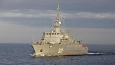 Противоминный корабль ВМФ РФ. архивное фото Противоминный корабль ВМФ РФ. архивное фото