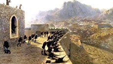 Картина Льва Лагорио Отбитие штурма крепости Баязет 8 июня 1877 года. Архивное фото Картина Льва Лагорио Отбитие штурма крепости Баязет 8 июня 1877 года. Архивное фото