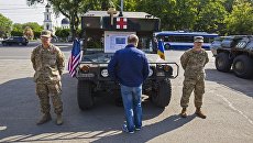 Военная техника США в Кишиневе во время учений НАТО Dragon Pioneer. Архивное фото Военная техника США в Кишиневе во время учений НАТО Dragon Pioneer. Архивное фото