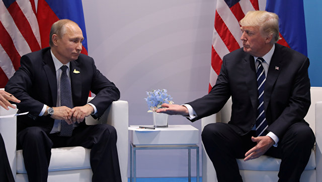 Песков переадресовал Лаврову вопросы об результатах встречи В.Путина и Трампа