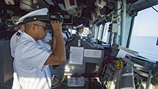 Экипаж корабля ВМС США USS Hue City. 10 июля 2017 Экипаж корабля ВМС США USS Hue City. 10 июля 2017