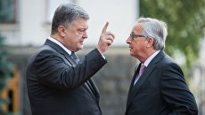 Президент Украины Петр Порошенко и президент Еврокомиссии Жан-Клод Юнкер. Архивное фото. Президент Украины Петр Порошенко и президент Еврокомиссии Жан-Клод Юнкер. Архивное фото.