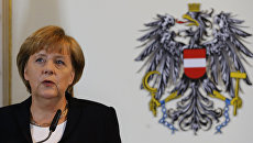 Канцлер Германии Ангела Меркель во время официального визита в Вену. Архивное фото Канцлер Германии Ангела Меркель во время официального визита в Вену. Архивное фото