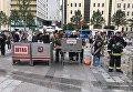 Пожар на улице Новый Арбат в Москве. 18 июля 2017 Пожар на улице Новый Арбат в Москве. 18 июля 2017