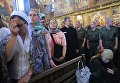 Богослужение в Успенском соборе Московского Кремля в День крещения Руси Богослужение в Успенском соборе Московского Кремля в День крещения Руси