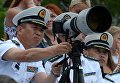 Китайские военнослужащие, гости военно-спортивного праздника по случаю празднования Дня Военно-морского флота России во Владивостоке. 30 июля 2017 Китайские военнослужащие, гости военно-спортивного праздника по случаю празднования Дня Военно-морского флота России во Владивостоке. 30 июля 2017