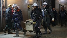 Горноспасатели на руднике Мирный Горноспасатели на руднике Мирный