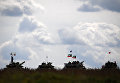 Экипажи команд на старте индивидуальной гонки соревнований по танковому биатлону Армейских международных Игр-2017 на подмосковном полигоне Алабино Экипажи команд на старте индивидуальной гонки соревнований по танковому биатлону Армейских международных Игр-2017 на подмосковном полигоне Алабино