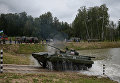 Военнослужащие вооруженных сил России во время пятого этапа Выход разведывательного соединения в район сбора после выполнения задачи на международном конкурсе Отличники войсковой разведки Международных армейских игр Военнослужащие вооруженных сил России во время пятого этапа Выход разведывательного соединения в район сбора после выполнения задачи на международном конкурсе Отличники войсковой разведки Международных армейских игр