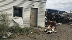 Последствия взрыва в пункте приёма металлов в Железнодорожном районе Читы Последствия взрыва в пункте приёма металлов в Железнодорожном районе Читы