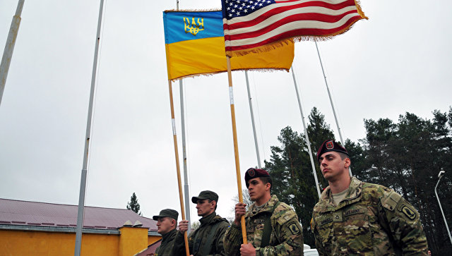 Американские военные на Украине. Архивное фото