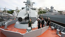 Корвет Совершенный на международном военно-техническом форуме Армия-2017 во Владивостоке Корвет Совершенный на международном военно-техническом форуме Армия-2017 во Владивостоке
