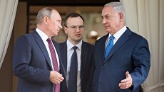 резидент РФ Владимир Путин и премьер-министр Израиля Биньямин Нетаньяху. Архивное фото резидент РФ Владимир Путин и премьер-министр Израиля Биньямин Нетаньяху. Архивное фото