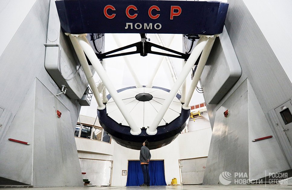 Большой телескоп азимутальный на территории Специальной астрофизической обсерватории Российской академии наук Большой телескоп азимутальный на территории Специальной астрофизической обсерватории Российской академии наук