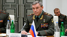 Начальник Генерального штаба Вооруженных сил РФ Валерий Герасимов во время встречи с президентом Азербайджана Ильхамом Алиевым. 7 сентября 2017 Начальник Генерального штаба Вооруженных сил РФ Валерий Герасимов во время встречи с президентом Азербайджана Ильхамом Алиевым. 7 сентября 2017
