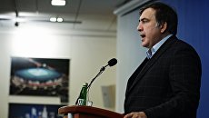 Лидер Движения новых сил, бывший глава Одесской области Михаил Саакашвили на пресс-конференции в Варшаве. 8 сентября 2017 Лидер Движения новых сил, бывший глава Одесской области Михаил Саакашвили на пресс-конференции в Варшаве. 8 сентября 2017